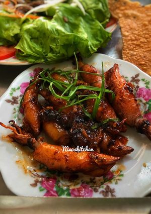 Hình của món Mực Chiên Nước Mắm.