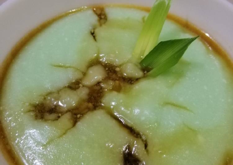 Resep Bubur sumsum hijau Anti Gagal