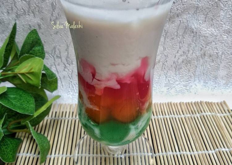 Rainbow Bobba Milk Tea