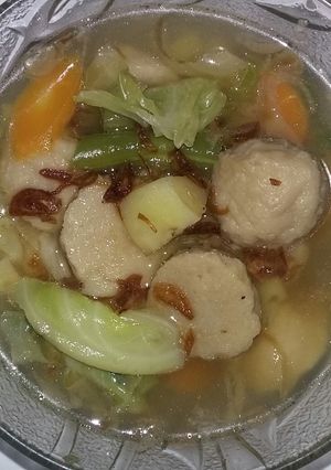 Foto resep Sayur Sop Bakso