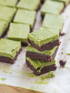 Una foto de Matcha Brownies