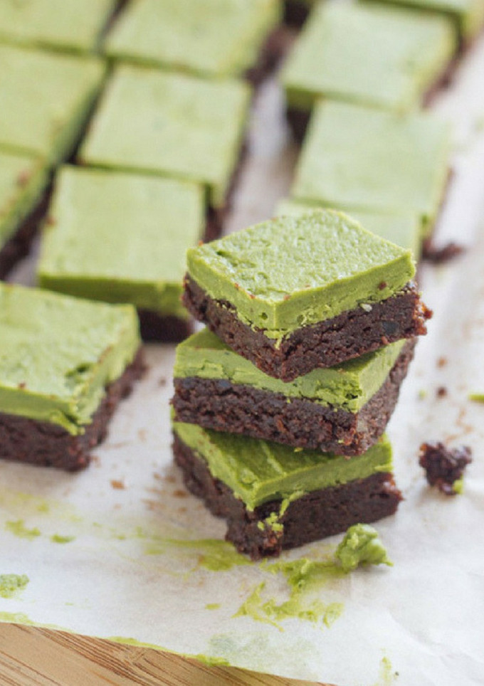 Una foto de Matcha Brownies
