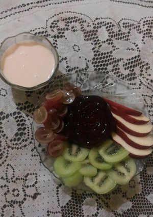 Foto resep Jelly jambu coklat salad buah