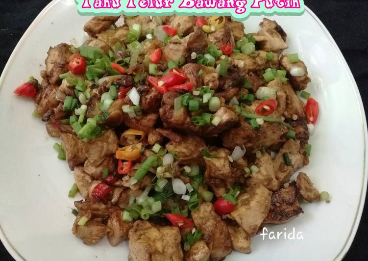 Resep Tahu Telur Bawang Putih yang Bikin Ngiler