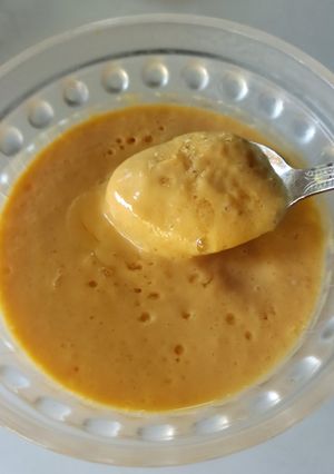 Una foto de Mousse de mango saludable