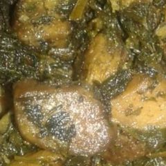A picture of Aloo methi.
