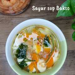 Sayur sop bakso-レシピのメイン写真
