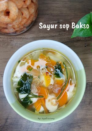 Foto resep Sayur sop bakso