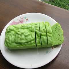 รูปของ Pandan Steamed Sponge Cake