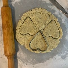 A picture of Earl Grey Shortbread Cookies.