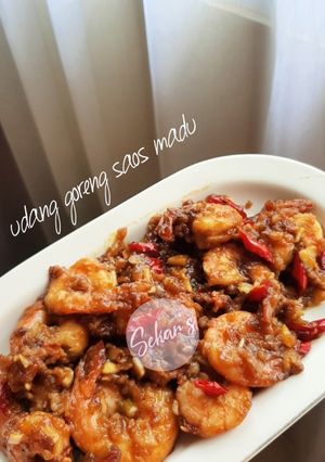 Foto resep Udang goreng saos madu
