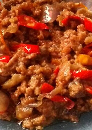 Foto resep Daging Cincang Pedas Sasak #KitaBerbagi
