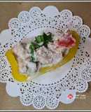 قوارب سلطة التونة 🐟🍃