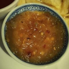 A picture of Raw Mango Chutney💛🌼😋.