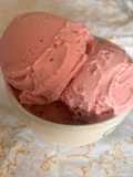 Gelat cremós de maduixa