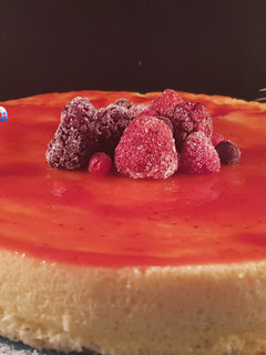 Una foto de Pastel de queso japonés