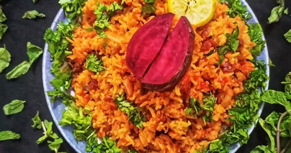 Beetroot Rice Recipe by Daxa Parmar - Cookpad