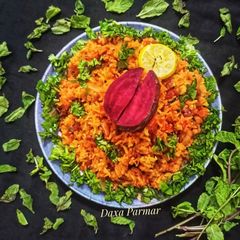 Beetroot Rice A picture of Beetroot Rice.