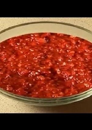 A picture of Schezwan Sauce at Home.