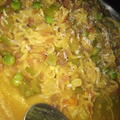A picture of #winter #GingerGarlicButterMaggi.