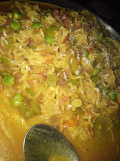A picture of #winter #GingerGarlicButterMaggi.