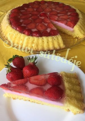 Epres gyümölcstorta recept fotója