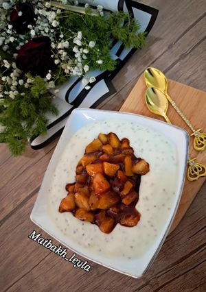 عکسی از دستور دسر سیب و گلابی