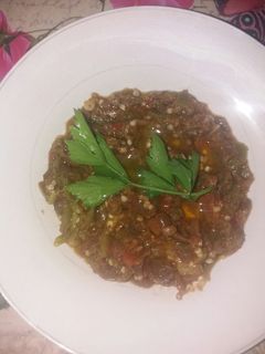 صورة لوصفة سلطة مشوية أو الحميس محرحر 🌶🌶 وبنين 😋 لذة لاتقاوم 😉