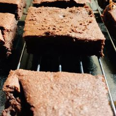 A picture of Mulled Wine flavoured Brownies.