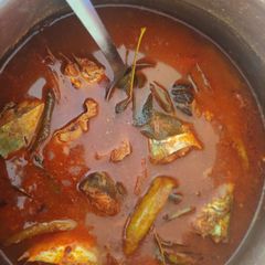 Kerala style fish curry A picture of Kerala style fish curry.