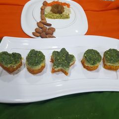 A picture of Tiranga mithai.