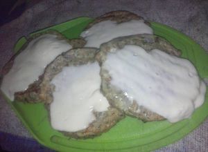 Una foto de Hamburguesa de soja texturizada