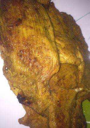 A picture of Spicy turkey steaks.