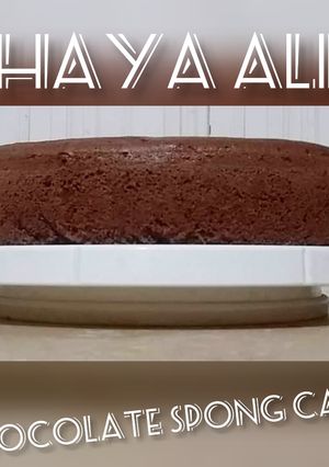 A picture of Chocolate spong cake.