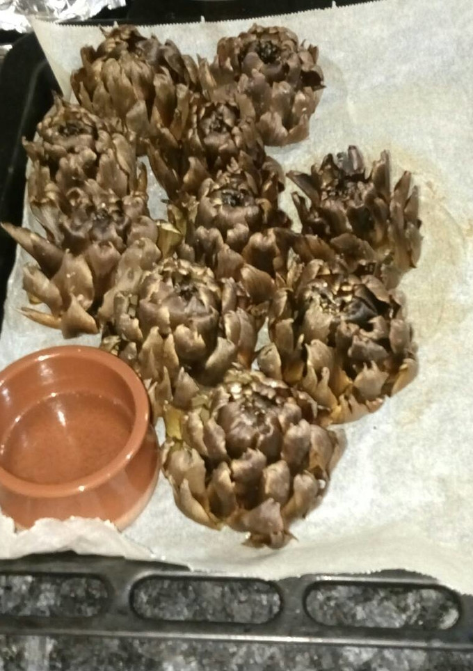 Una foto de Alcachofas al horno