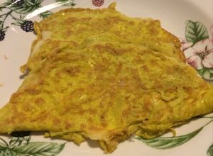 Una foto de Omelette de queso