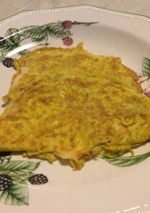 Una foto de Omelette de queso