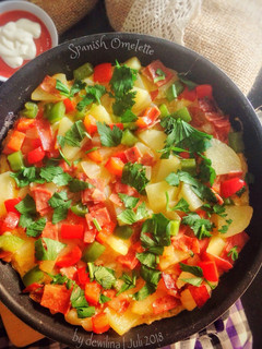 Foto resep Spanish Omelette