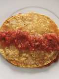 Epalmes de frijoles con chorizo