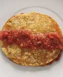 Epalmes de frijoles con chorizo