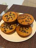 Muffins de banana y avena