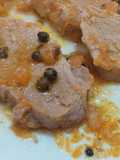 Filetto di maiale al pepe verde