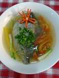 Canh cá dìa nấu thơm cà
