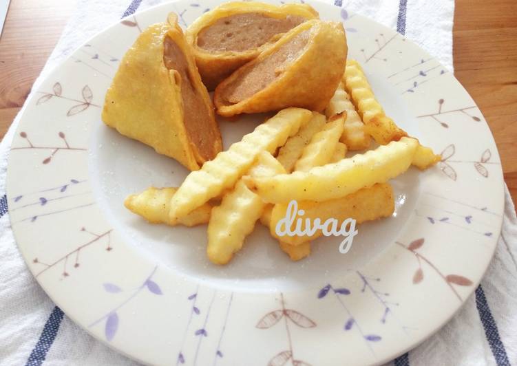 Chicken Egg Roll mirip Hokben