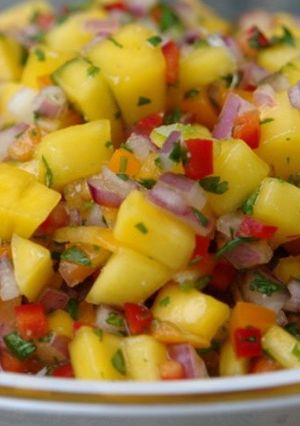 A picture of Mango Chilli Salsa.