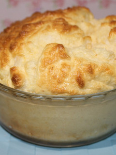 Una foto de Sufle de queso