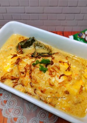 Foto resep Telur Ceplok Kuah Santan