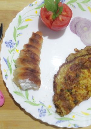 A picture of Masala Omelettes.