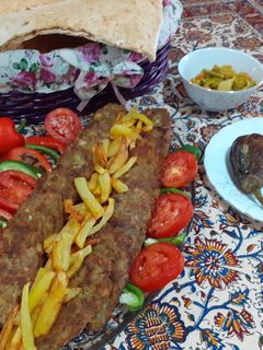 عکسی از دستور شامی کباب