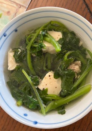 Hình của món Canh cải xoong.